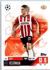 fotbalová kartička 2024-25 Topps Match Attax UEFA Club Competitions 257 Joey Veerman (PSV Eindhoven)