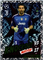 Fotbalová kartička 2024-25 Topps Match Attax EXTRA UEFA Club Competitions Knockout Master 300 Gianluigi Buffon (Juventus)