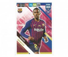 Fotbalová kartička Panini FIFA 365 – 2019 Team Mate 54 Nelson Semedo FC Barcelona