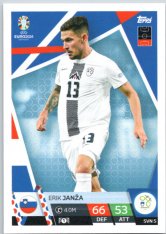 fotbalová karta Topps Match Attax EURO 2024 SVN5 Erik Janža (Slovenia)