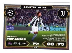 fotbalová kartička 2025-26 Topps Match Attax UCC 414 Weston McKennie (Juventus)