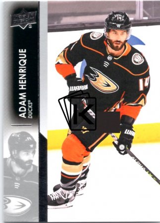 hokejová karta 2021-22 UD Series One 4 Adam Henrique - Anaheim Ducks