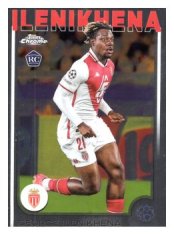 fotbalová kartička 2024-25 Topps Chrome 185 George Ilenikhena, AS Monaco RC