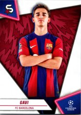 Fotbalová kartička 2023-24 Topps Superstars UEFA Club Competitions 47 Gavi (FC Barcelona)