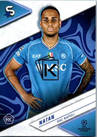 Fotbalová kartička 2023-24 Topps Superstars UEFA Club Competitions 163 Natan (SSC Napoli) – RC