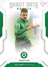 fotbalová kartička SportZoo 2020-21 Fortuna Liga Serie 2 Debut Date Rookie DR01 Jonáš Vais 1.FK Příbram