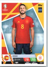 fotbalová karta Topps Match Attax EURO 2024 ESP7 Koke (Spain)