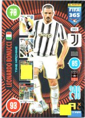 fotbalová karta Panini Adrenalyn XL FIFA 365 2021 Time Machine 295 Leonardo Bonucci Juventus