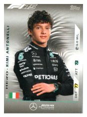 2025 Topps Turbo Attax F1 Mercedes AMG  43	Kimi Antonelli