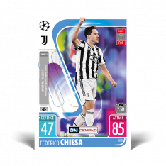 fotbalová kartička 2021-22 Topps Match Attax UEFA Champions League On Demand 010 Federico Chiesa