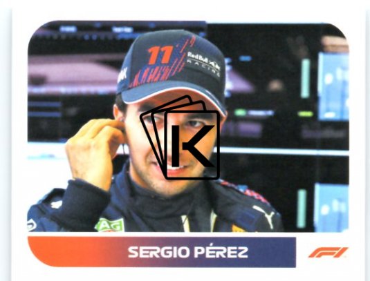 samolepka 2021 Topps Formule 1 45 Sergio Perez Red Bull
