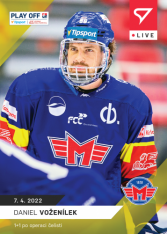 Hokejová kartička SportZoo 2021-22 Live L-129 HC Motor České Budějovice /42