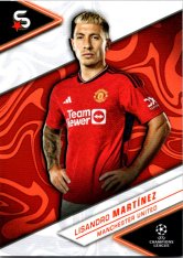 Fotbalová kartička 2023-24 Topps Superstars UEFA Club Competitions 100 Lisandro Martínez (Manchester United)