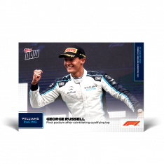 kartička Formule 1 Topps Now 2021 42 George Russell