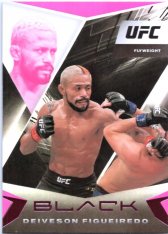 2021 Panini Chronicles UFC Black 107 Deivenson Figueiredo Pink Paralell