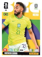 fotbalová kartička World Cup 2026 Adrenalyn XL 80 Matheus Cunha (Brazil)