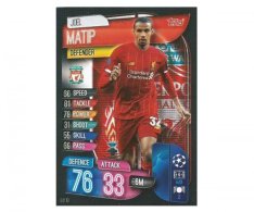 Fotbalová kartička 2019-2020  Topps Champions League Match Attax - Liverpool - Joel Matip 13
