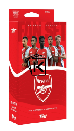 2024-25 Topps Arsenal FC Fan Set Box
