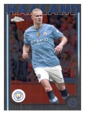 fotbalová kartička 2024-25 Topps Chrome UCC 9 Erling Haaland, Manchester City