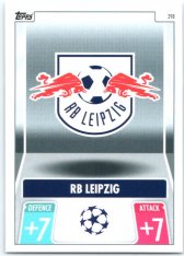 fotbalová kartička 2021-22 Topps Match Attax UEFA Champions League 298 RB Lipsko Logo
