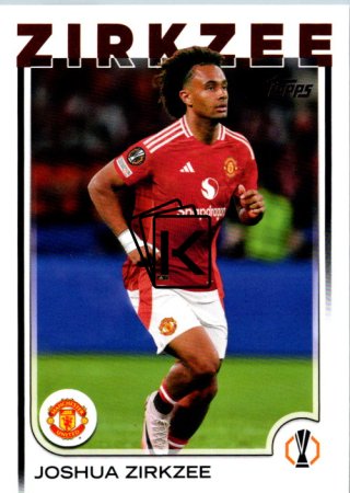 fotbalová kartička 2024-25 Topps UEFA Club Competitions Flagship 121 Joshua Zirkzee Manchester United-KOPIE