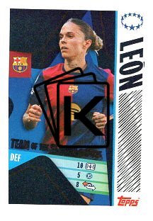2025-26 Topps Champions League 2024/25 UEFA Women's Champions League Team of the Season 18 Adriana Leon (Aston Villa)