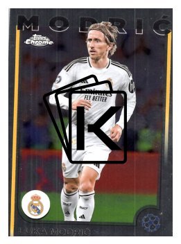 fotbalová kartička 2024-25 Topps Chrome 149 Luka Modrić, Real Madrid C.F.
