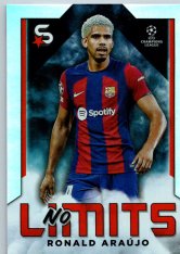 Fotbalová kartička 2023-24 Topps Superstars UEFA Club Competitions No Limits NL-07 Ronald Araújo (FC Barcelona)