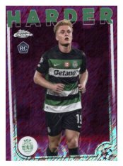 fotbalová kartička 2024-25 Topps Chrome Magenta 177 - Conrad Harder