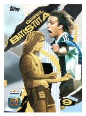 fotbalová kartička 2024-25 Topps Argentina Bookends 43 Gabriel Batistuta