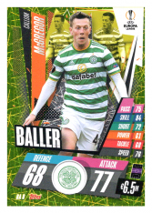 fotbalová kartička 2020-21 Topps Match Attax Champions League Extra Baller BA8 Callum McGregor Celtic