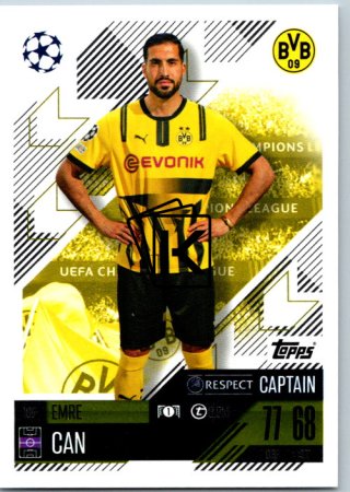 fotbalová kartička 2024-25 Topps Match Attax UEFA Club Competitions  185 Emre Can (Borussia Dortmund)  -  Captain