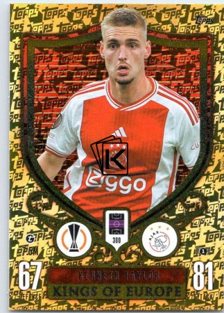 2023-24 Topps Match Attax EXTRA UEFA Club Competition Kings of Europe 300 Kenneth Taylor (AFC Ajax)