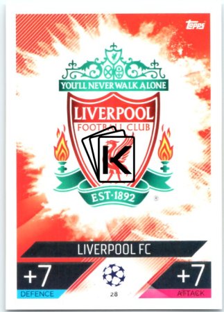 Fotbalová kartička  2022-23 Topps Match Attax UCL Logo 28 - Liverpool