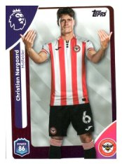 fotbalová kartička 2025-26 Topps  Premier League 60 Christian Nørgaard (Brentford)