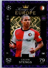 Fotbalová kartička 2024-25 Topps Match Attax EXTRA UEFA Club Competitions Kings of Europe 265.  Calvin Stengs (Feyennord)
