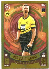 Fotbalová kartička 2023-24 Topps Match Attax UEFA Club Competitions Limited Edition LE16 Nico Schlotterbeck Borussia Dortmund