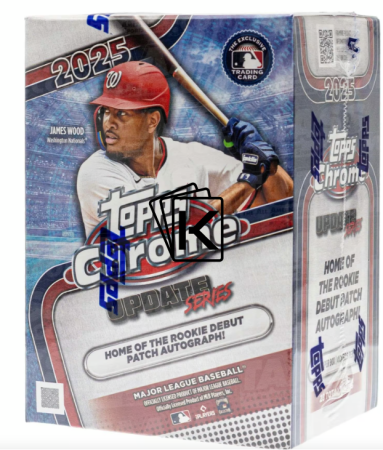 2025 Topps Chrome Baseball Update Blaster Box