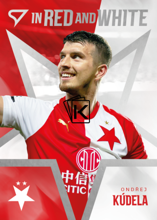 2025-26 SportZoo SK Slavia Praha In Red and White RW-12 Ondřej Kúdela