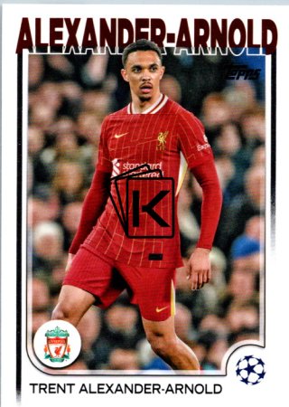 fotbalová kartička 2024-25 Topps UEFA Club Competitions Flagship 104 Trent Alexander-Arnold Liverpool FC