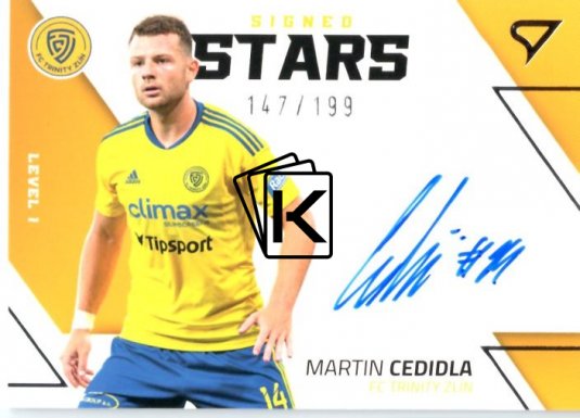 2022-23  Sprotzoo Fortuna Liga Singed Stars Level 1 Martin Cedidla FC Trinity Zlín