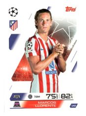 fotbalová kartička 2025-26 Topps Match Attax UCC 142 Marcos Llorente (Atlético de Madrid)