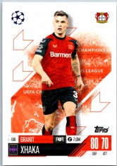 fotbalová kartička 2024-25 Topps Match Attax UEFA Club Competitions 198 Granit Xhaka (Bayer 04 Leverkusen)