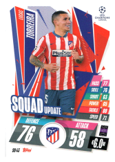 fotbalová kartička 2020-21 Topps Match Attax Champions League Extra Squad Update SU43 Lucas Torreira Atlético de Madrid