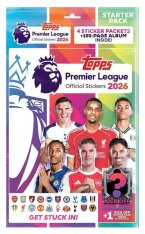 2025-26 Topps Premier League Starterpack ( samolepkové album + balíčky)