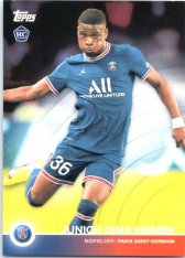 Fotbalová kartička Topps 2021-22 PSG Team Set 13 Junior Dina Ebimbe RC