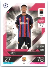 Fotbalová kartička 2022-23 Topps Match Attax UCL150 Ansu Fati - FC Barcelona