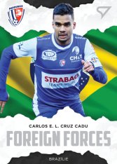 fotbalová kartička SportZoo 2020-21 Fortuna Liga Serie 2 Foreign Forces FF29 Carlos E. L. Cruz Cadu  FK Pardubice