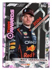 2025 Topps Turbo Attax F1 Oracle Red Bull Racing Topps Awards  280 Max Verstappen-Paralel Pink