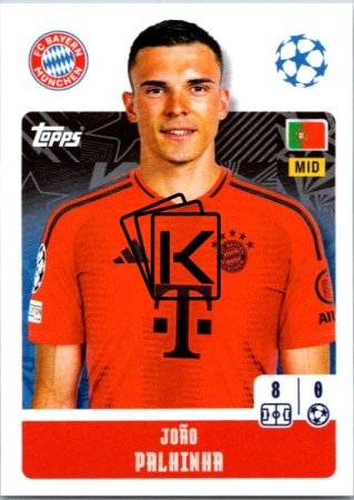 2024-25 Topps Champions League 177 João Palhinha (FC Bayern München)